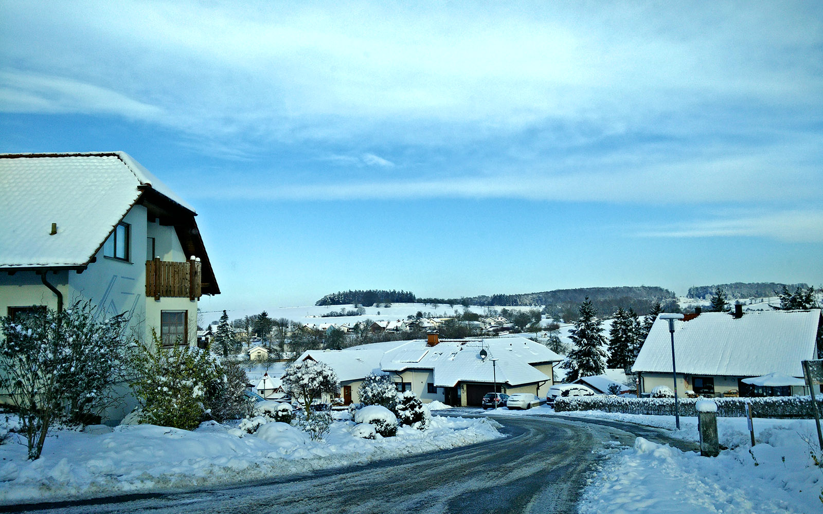 Eine Winterlandschaft